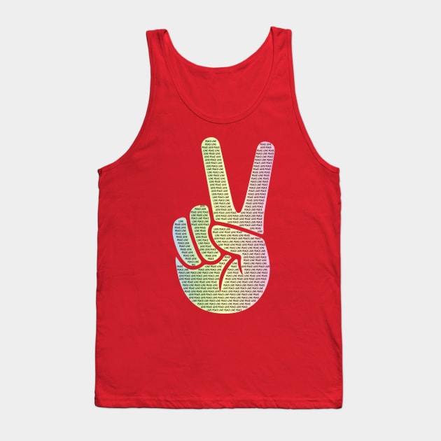 AMOR Y PAZ Tank Top by YAZERU